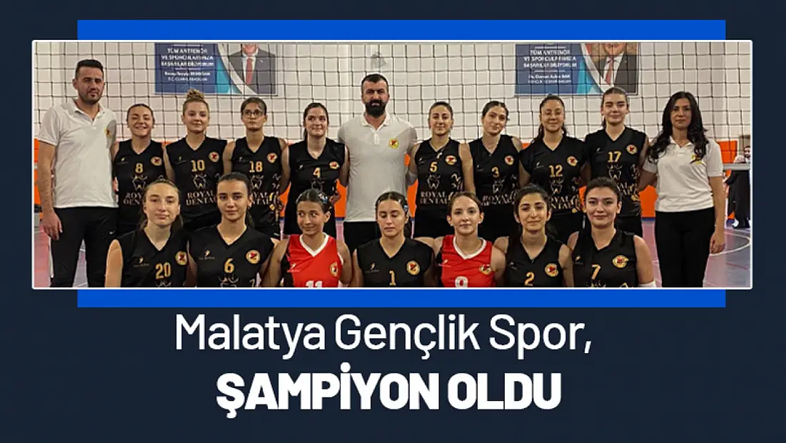 Malatya Gençlik Spor, Şampiyon Oldu.