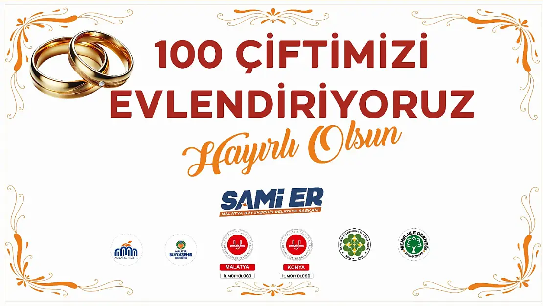 100 Çifte Evlilik Desteği Verilecek