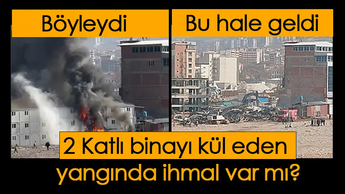 2 Katlı Binayı Kül Eden Yangında İhmal Var mı?