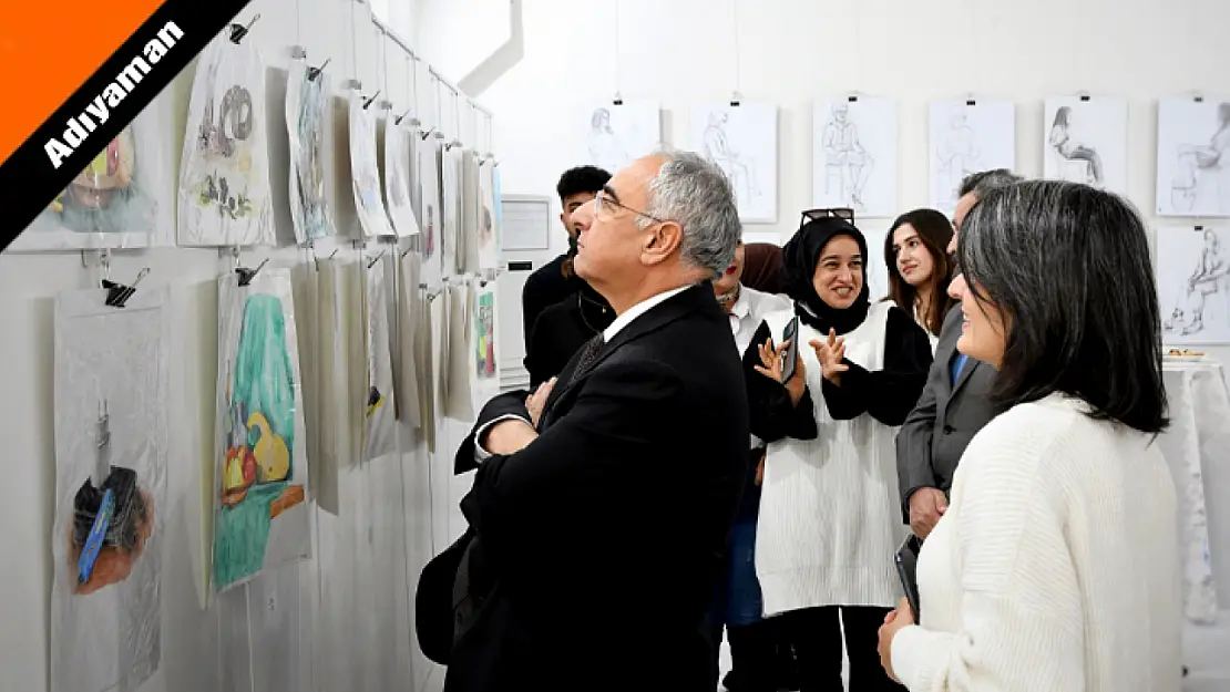 Adıyaman Üniversitesi Güzel Sanatlar Fakültesi, Karma Resim Sergisi'nde buluştu