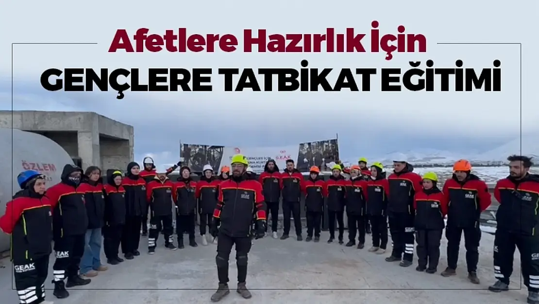 Afetlere Hazırlık İçin Gençlere Tatbikat Eğitimi