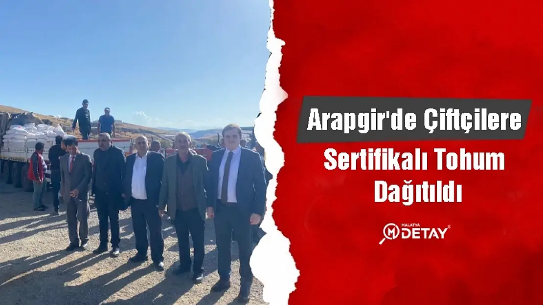 Arapgir'de Çiftçilere Sertifikalı Tohum Dağıtıldı