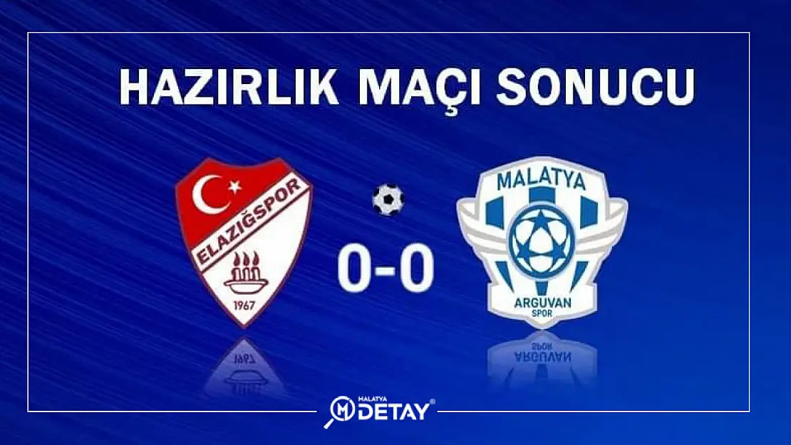 Arguvanspor, 3Gen Holding Elazığspor ile 0-0 Berabere Kaldı...