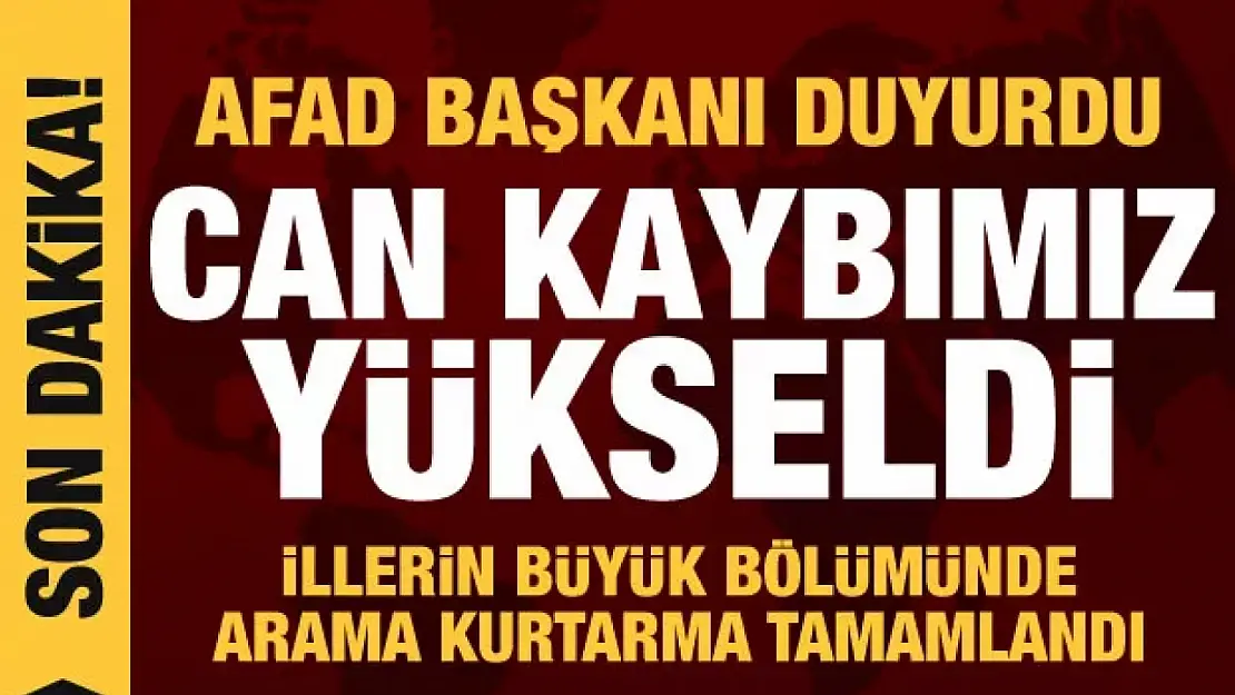 Asrın Felaketinde can kaybı 40 bini aştı.