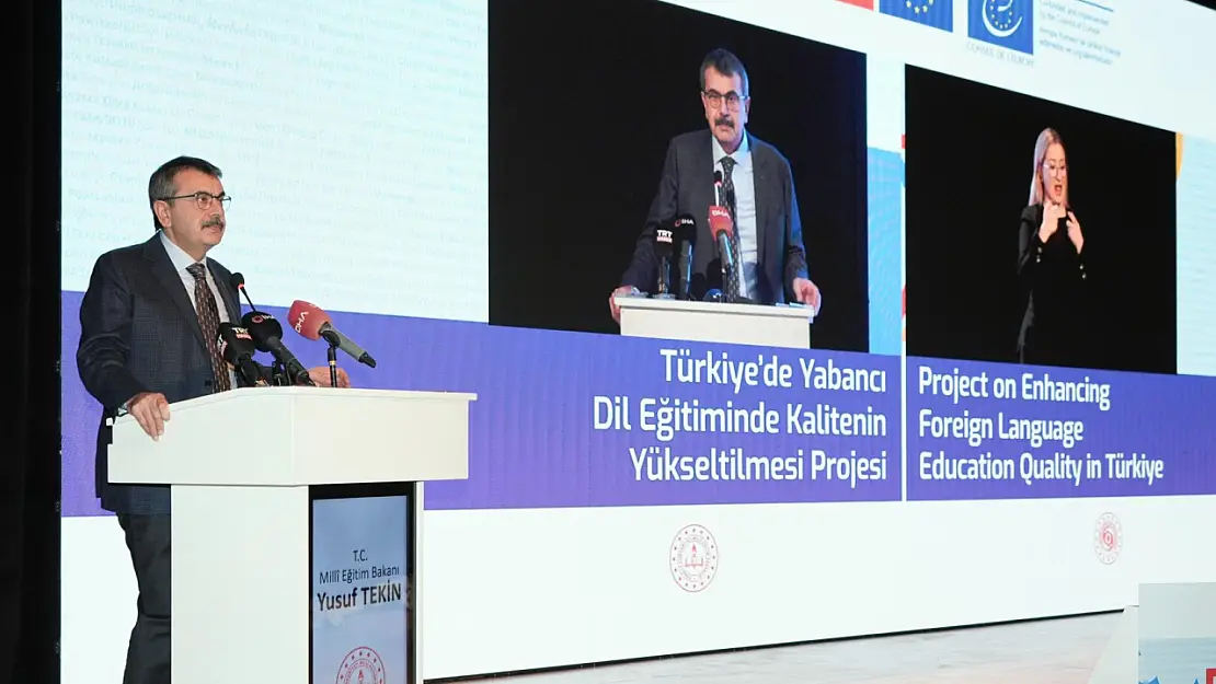 Bakan Tekin: Yabancı Dil Eğitimi Küresel Hoşgörü ve Barış İçin Önemli