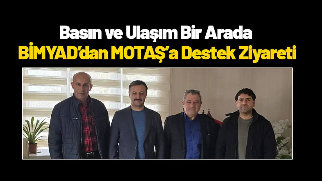 Basın ve Ulaşım Bir Arada: BİMYAD'dan MOTAŞ'a Destek Ziyareti