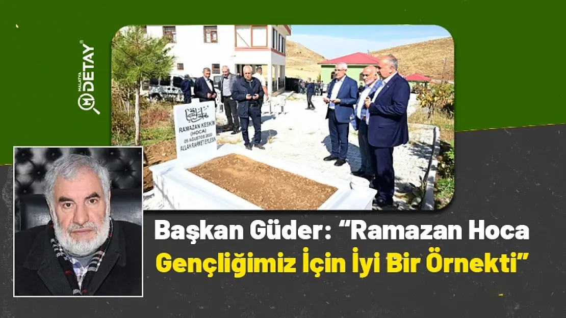 Başkan Güder: Ramazan Hoca Gençliğimiz İçin İyi Bir Örnekti 