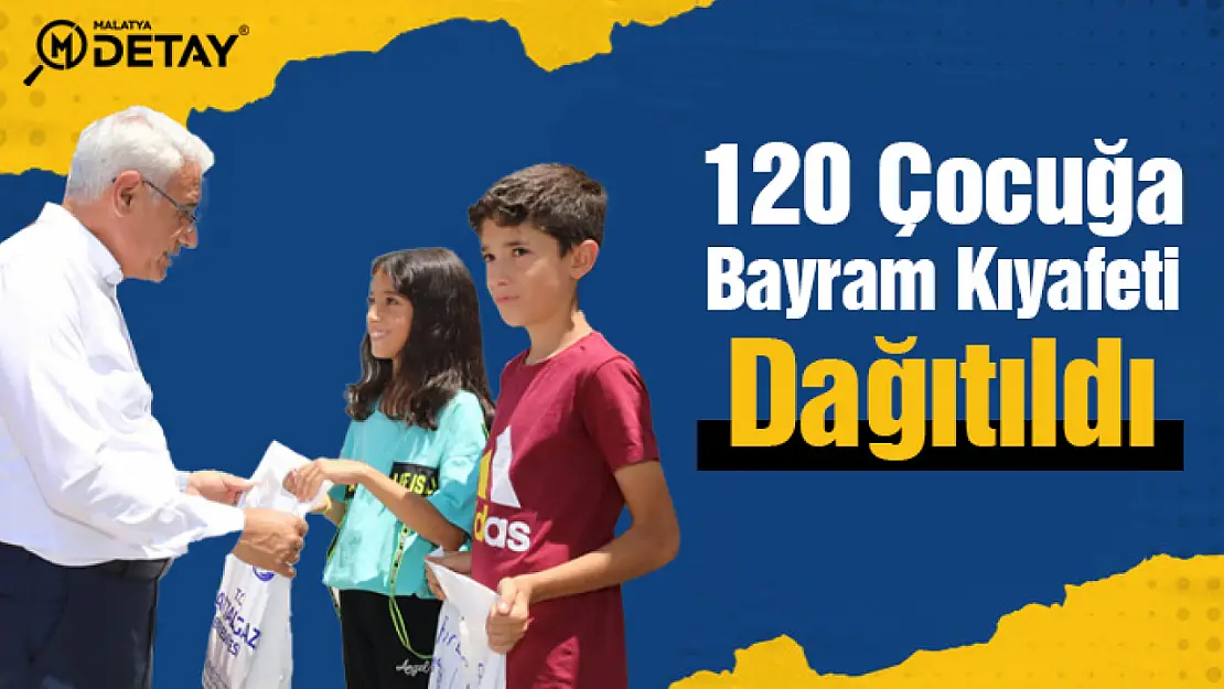 Battalgazi Belediyesi: 120 çocuğa bayram kıyafeti dağıttı