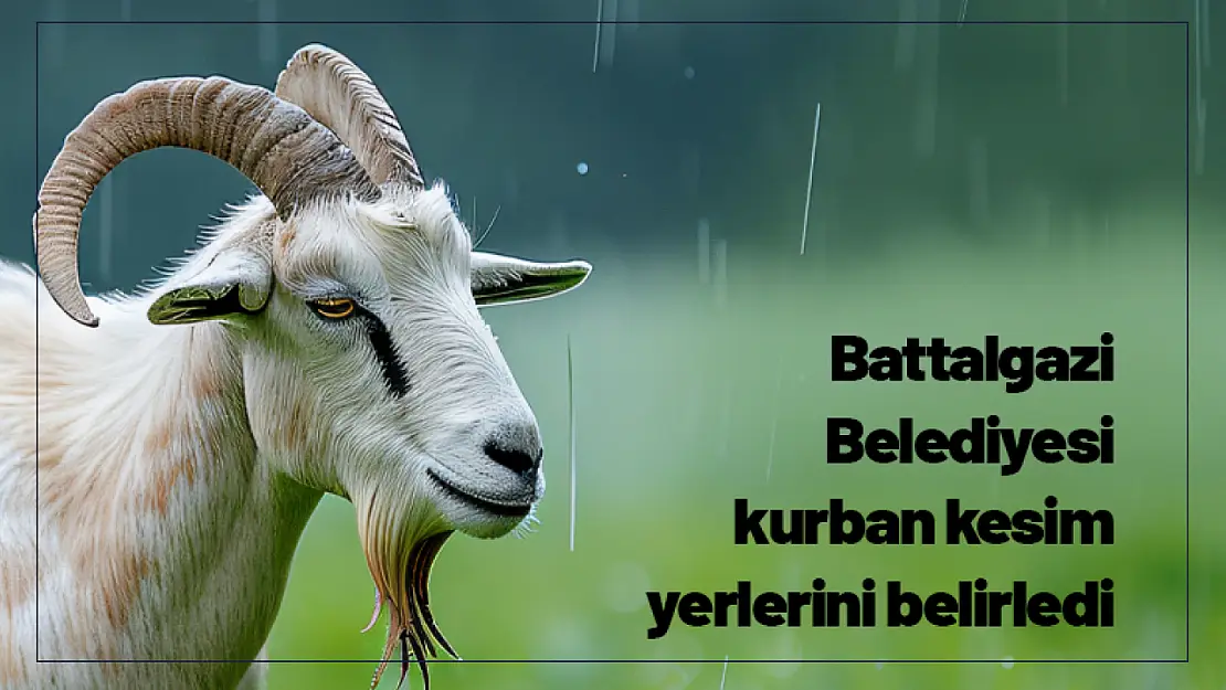 Battalgazi Belediyesi kurban kesim yerlerini belirledi