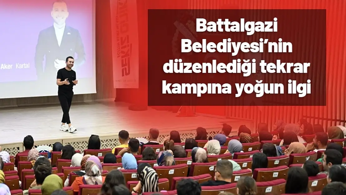 Battalgazi Belediyesi'nin düzenlediği tekrar kampına yoğun ilgi