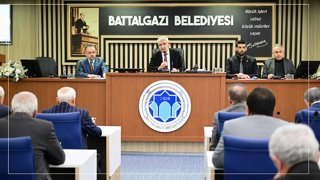 Battalgazi Meclisi, Şubat Ayı Birinci Birleşimini Gerçekleştirdi