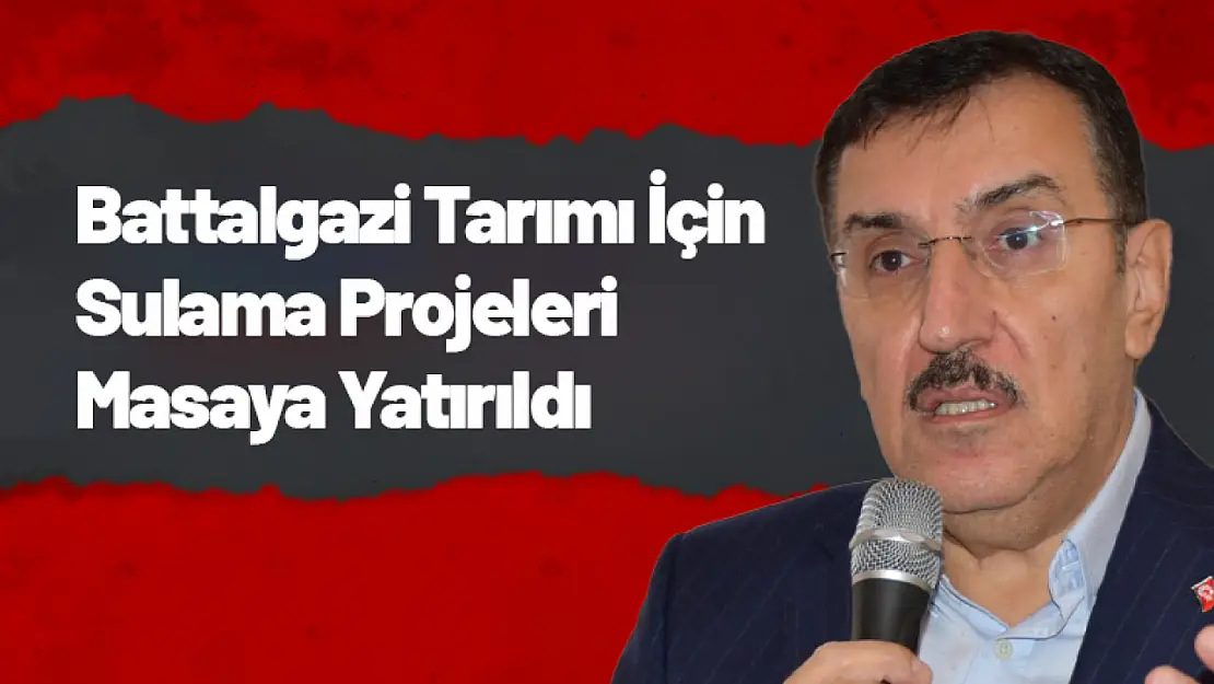 Battalgazi Tarımı İçin Sulama Projeleri Masaya Yatırıldı