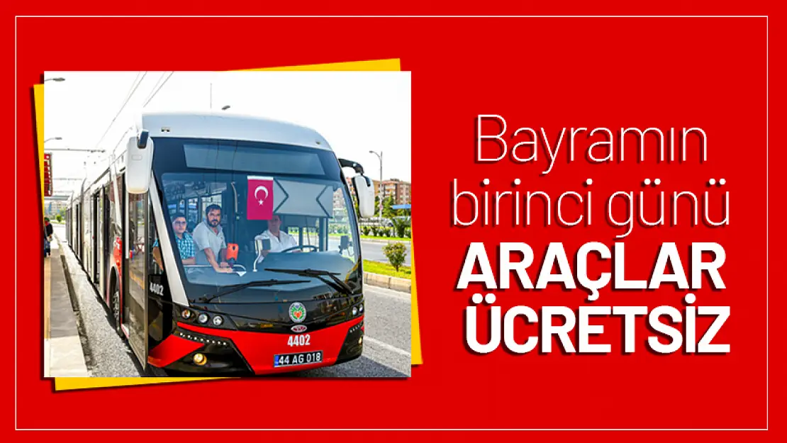 Bayramın birinci günü araçlar ücretsiz...