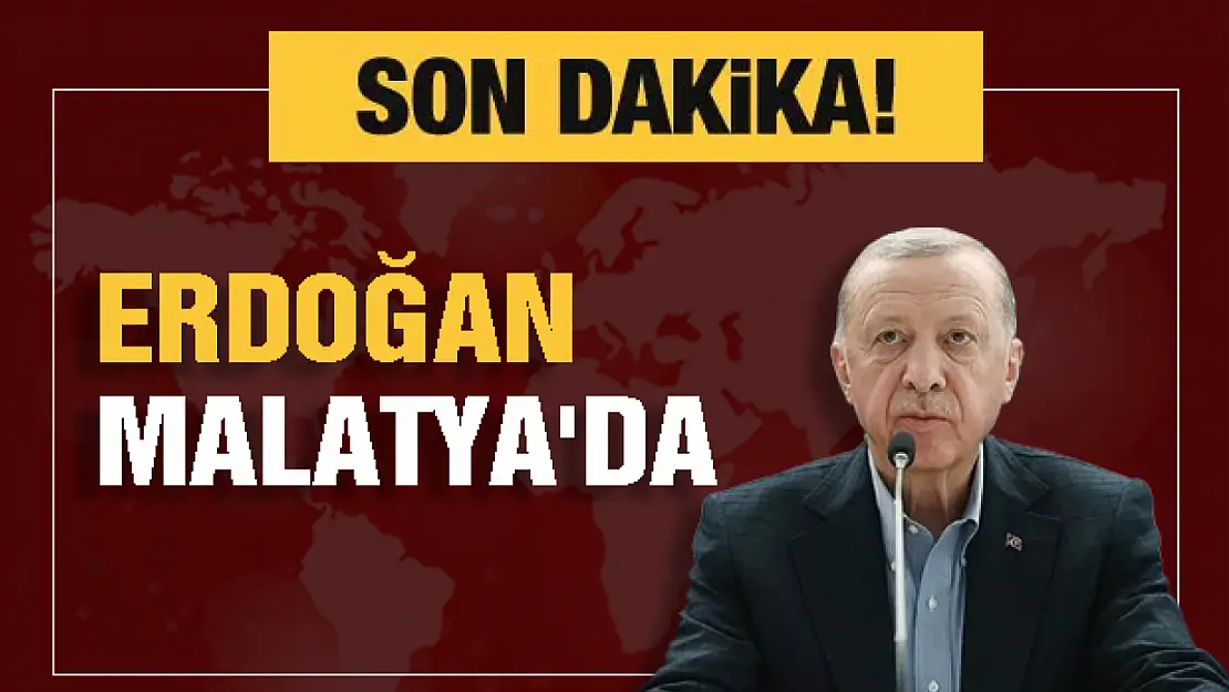 Cumhurbaşkanı Recep Tayyip Erdoğan Malatya'da