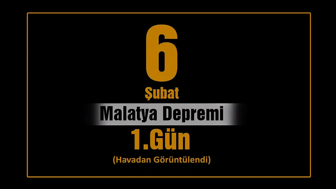 Deprem'in 1. Günü Malatya