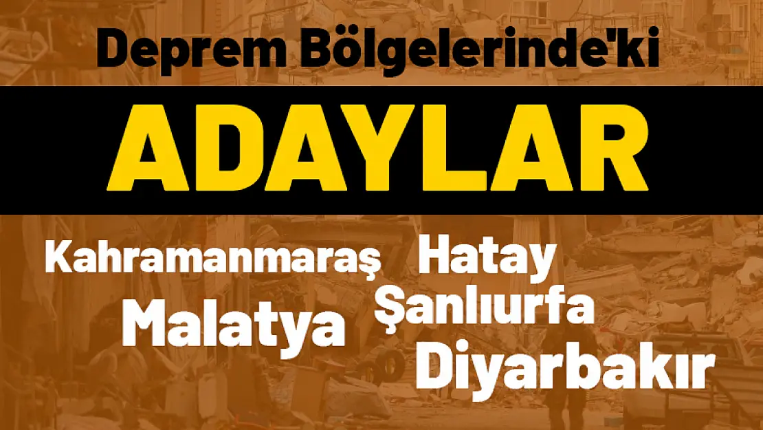 Derem Bölgelerinde 'ki Başkanlar tekrar aday gösterilmiyor...