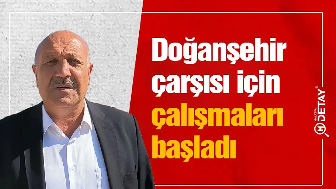 Doğanşehir çarşısı için sondaj çalışmaları başladı