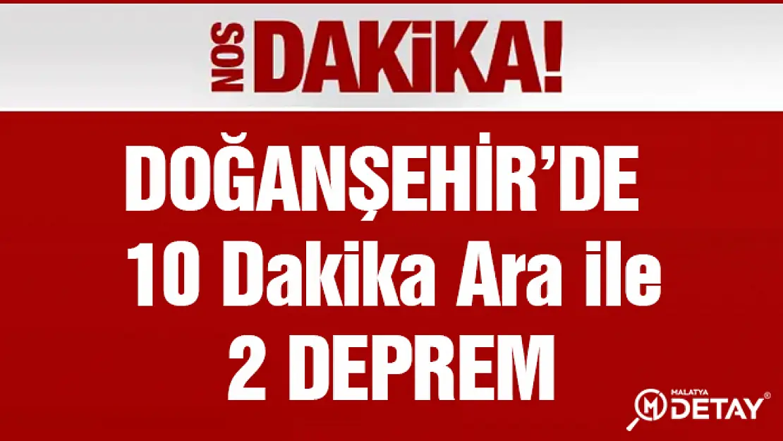 Doğanşehir'de 3.8 Büyüklüğünde Deprem