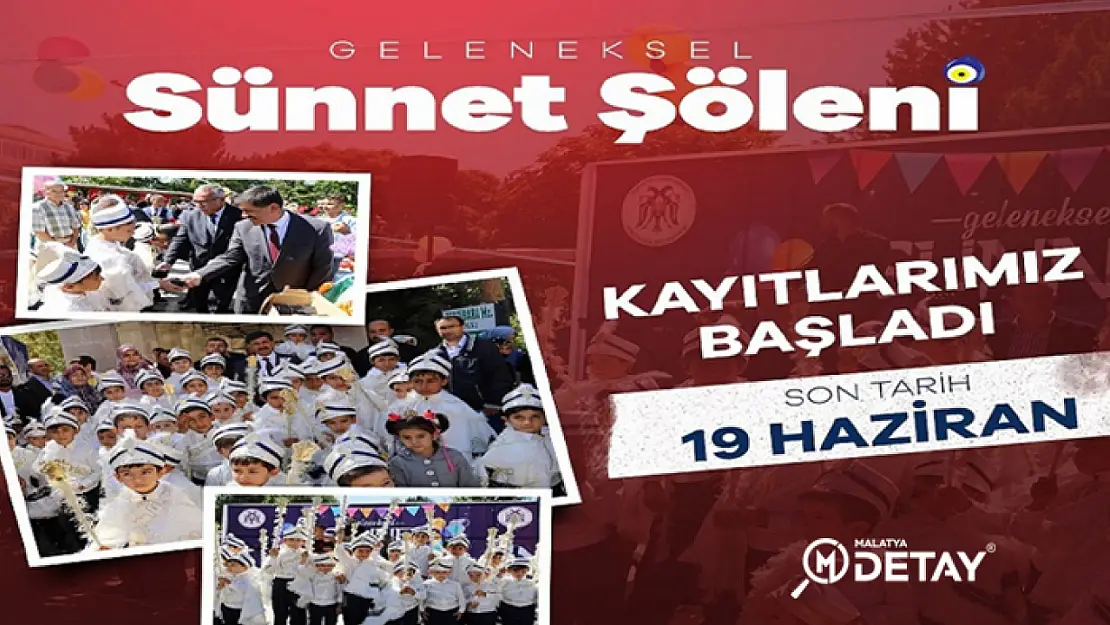 Erzincan Belediyesi Geleneksel Toplu Sünnet Şöleni için kayıtlar başladı