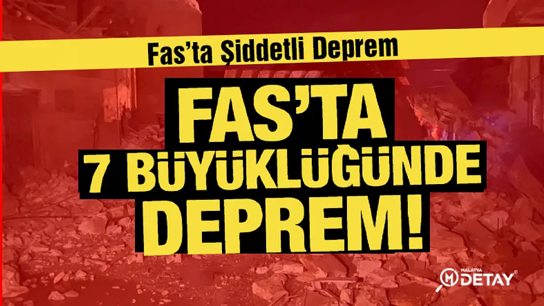 Fas'ta 7.0 Şiddetinde Deprem 1305 ölü...