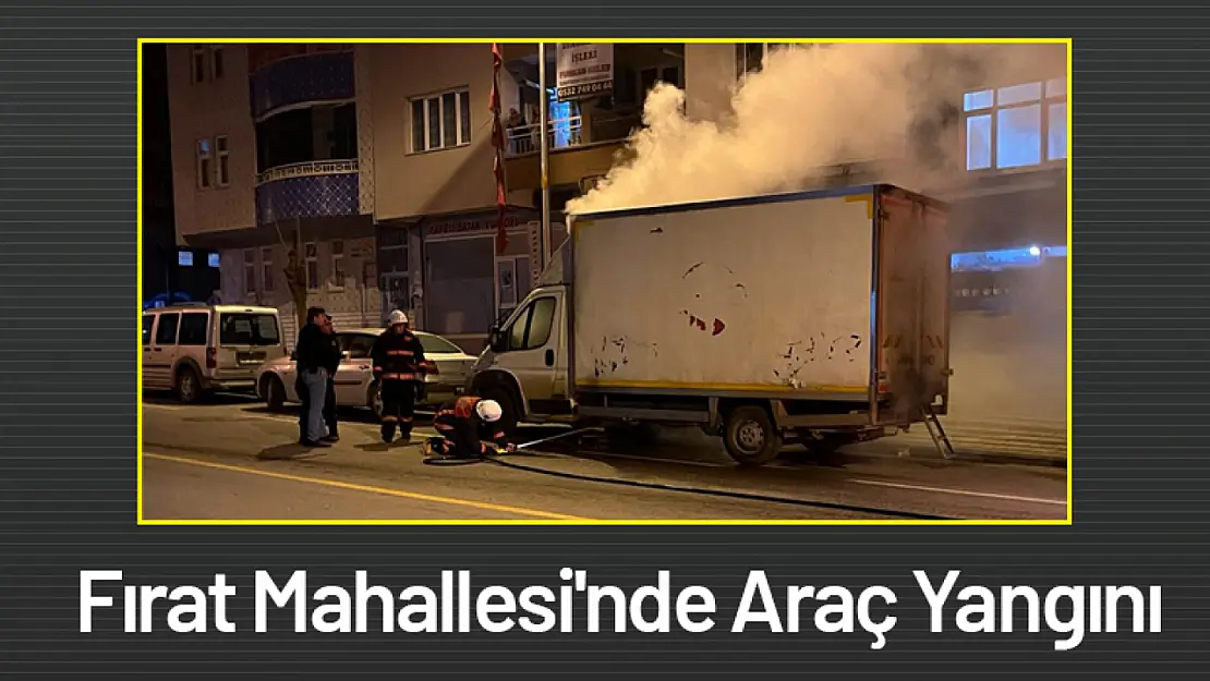 Fırat Mahallesi'nde Araç Yangını