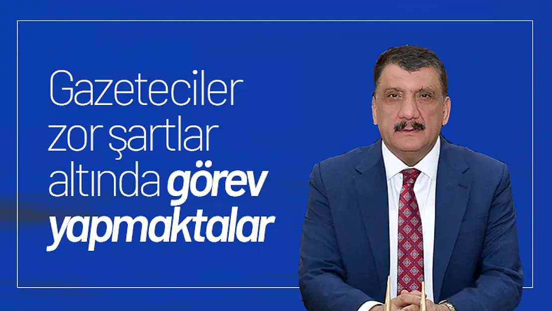 Gazeteciler zor şartlar altında görev yapmaktalar