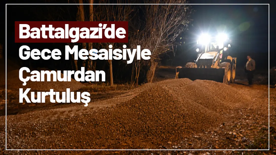 Gece Mesaisiyle Çamurdan Kurtuluş