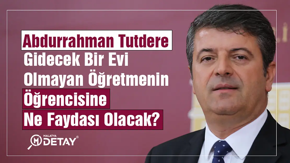 Gidecek Bir Evi Olmayan Öğretmenin Öğrencisine Ne Faydası Olacak