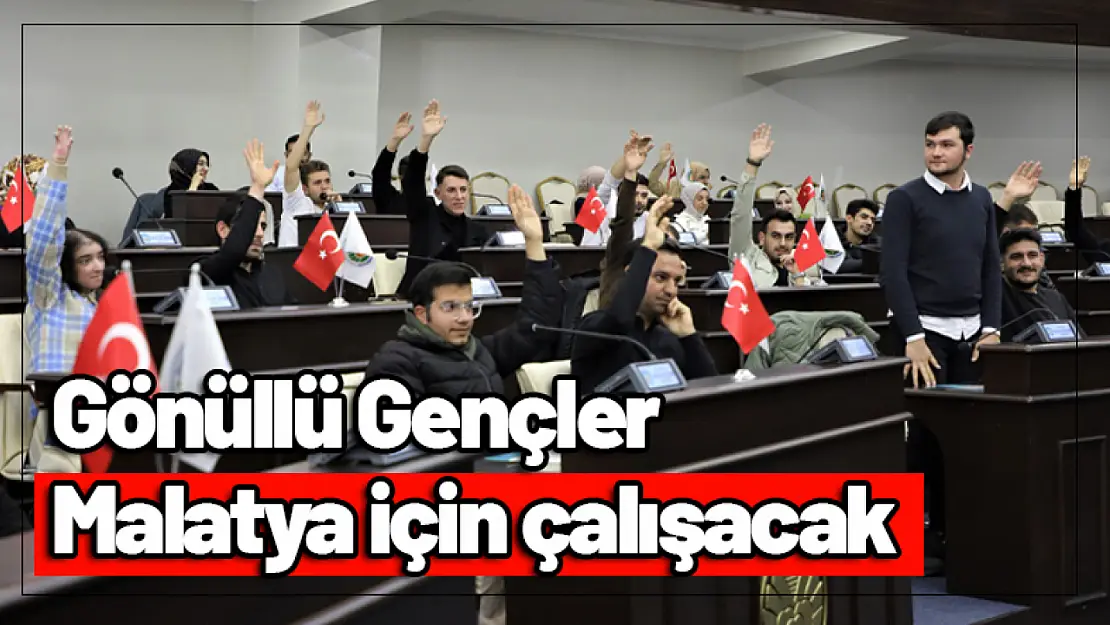 Gönüllü Gençler Malatya İçin Çalışacak