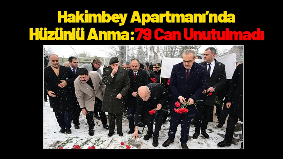 Hakimbey Apartmanı'nda Hüzünlü Anma: 79 Can Unutulmadı