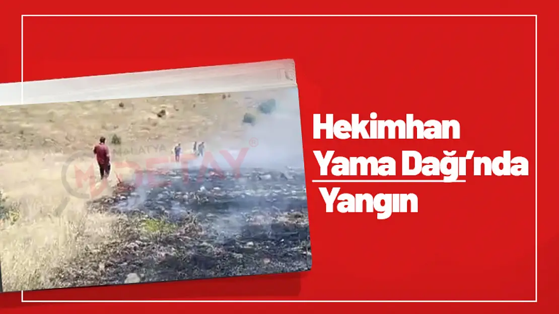 Hekimhan Yama Dağı'nda Yangın...