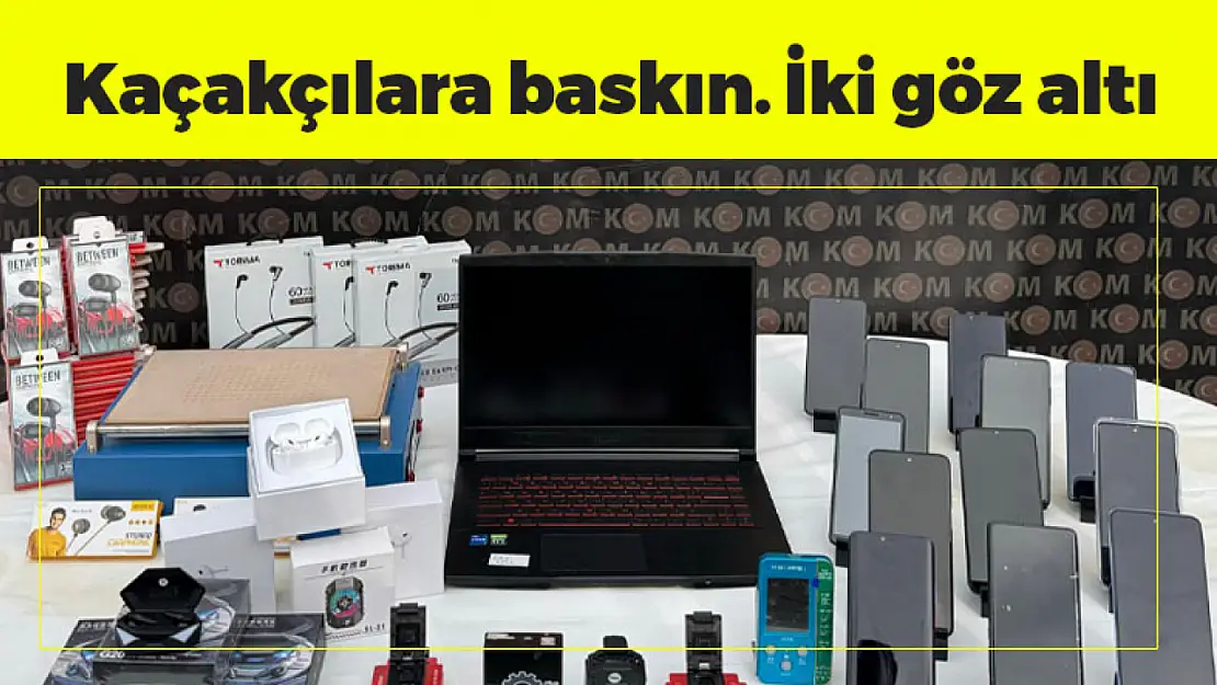 Kaçakçılara baskın iki göz altı...