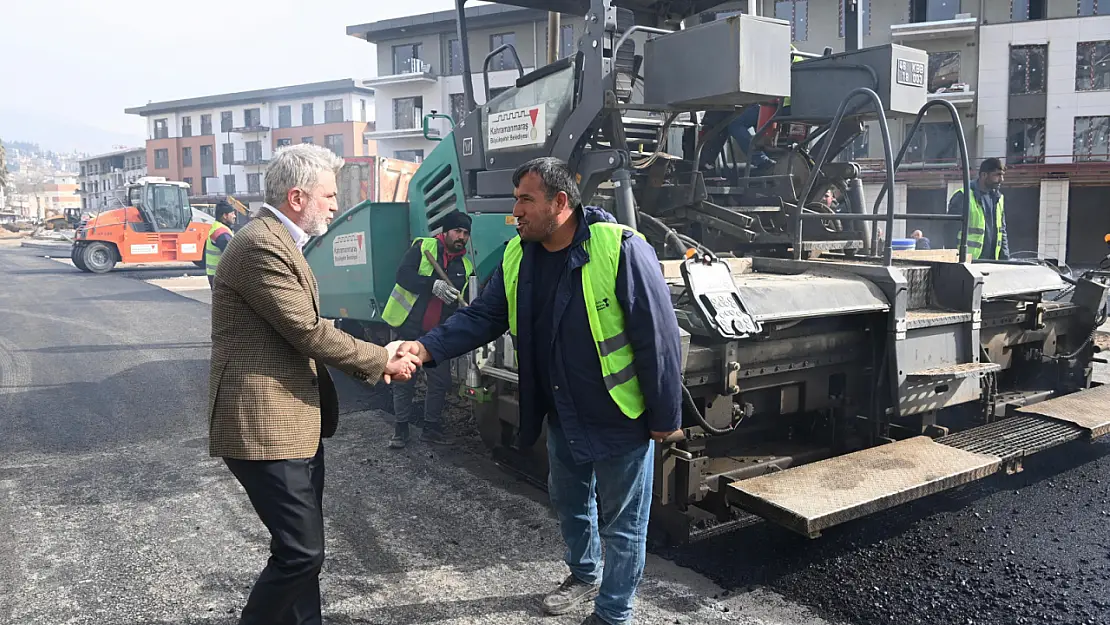 Kahramanmaraş Belediyesi, Azerbaycan Mahallesi'nin Ulaşım Ağını Titizlikle Örüyor