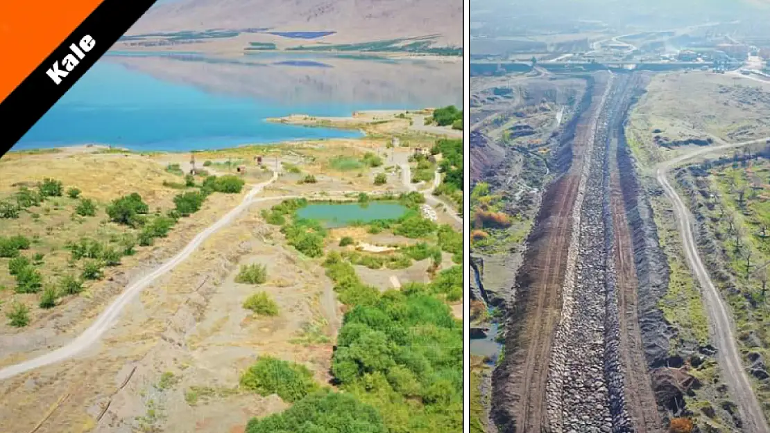 Kale İlçe Merkezindeki Dere Yatağı Islah Çalışmaları Devam Ediyor