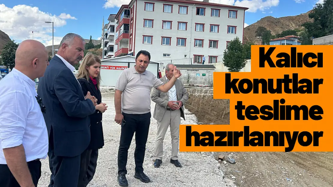 Kalıcı konutlar teslime hazırlanıyor...