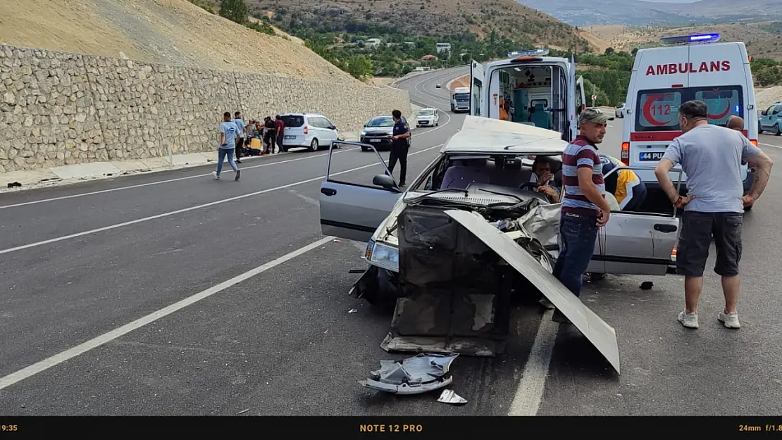 Kayseri-Malatya Karayolunda kaza 6 yaralı...