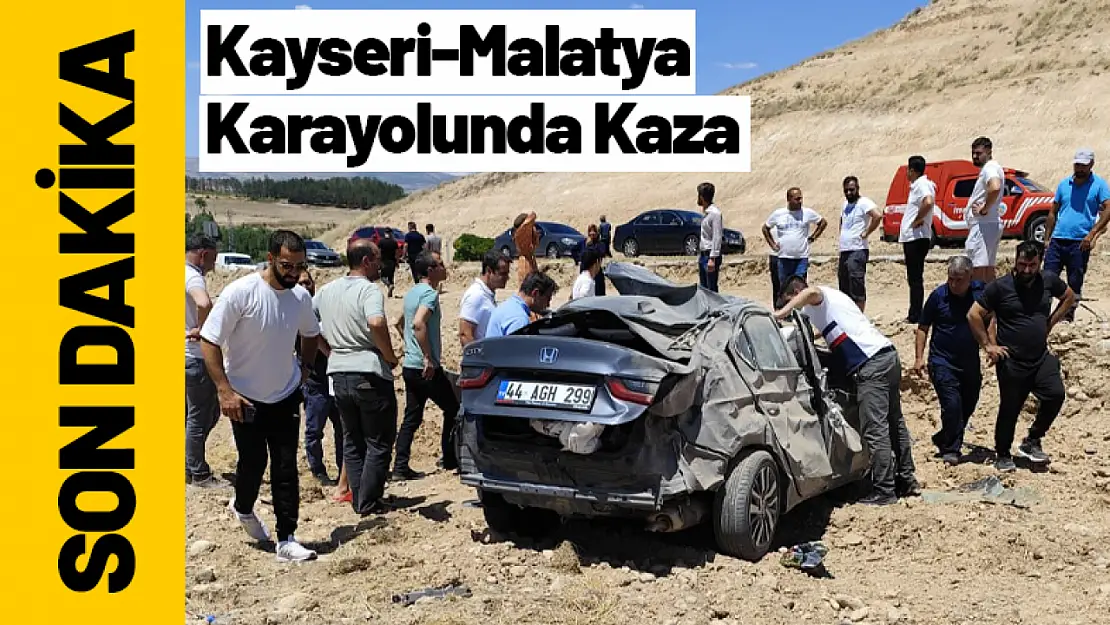 Kayseri-Malatya karayolunda Kaza