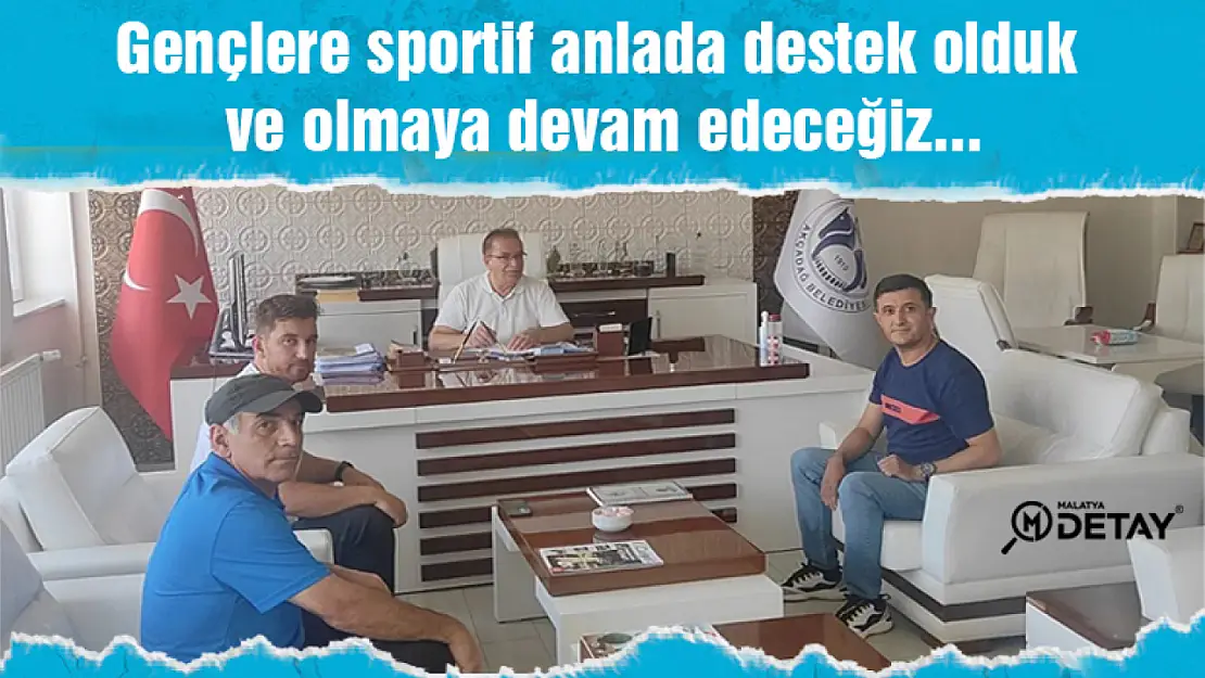 Kazgan: Gençlere sportif anlada destek olduk ve olmaya devam edeceğiz...