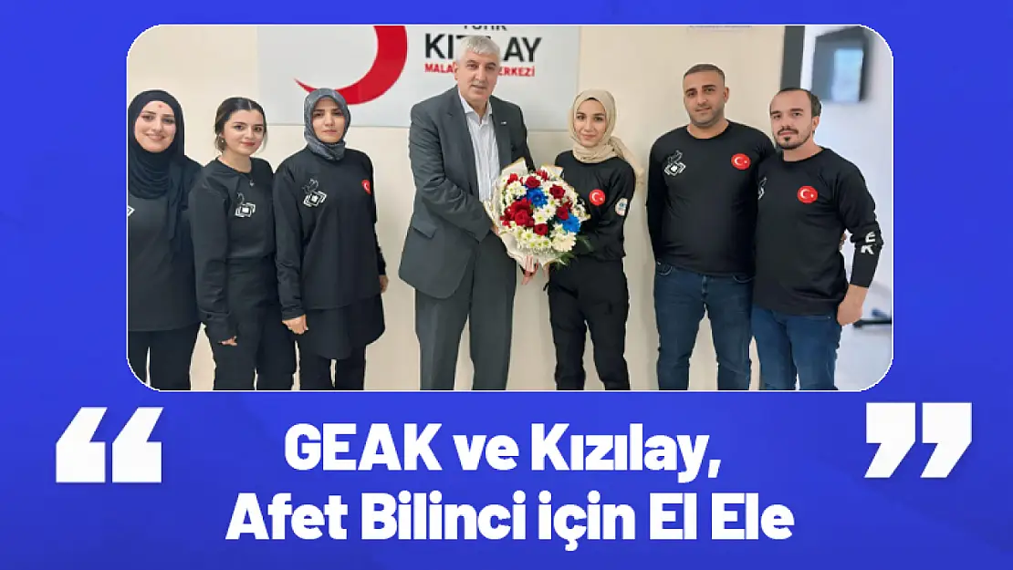 Kızılay ve GEAK, Afet Bilinci için El Ele