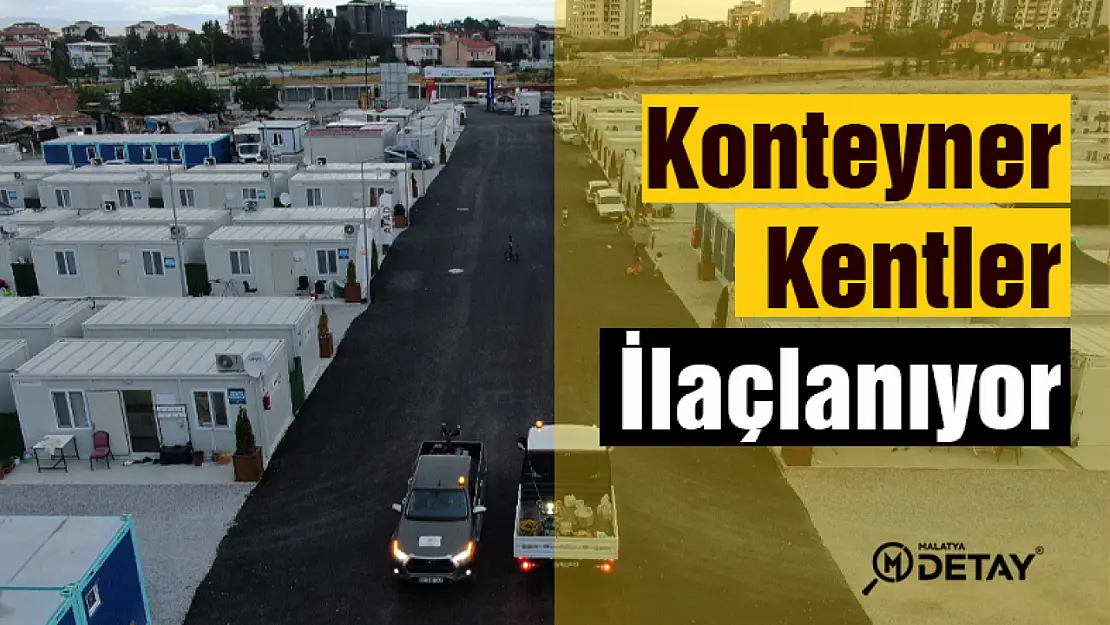 Konteyner Kentler İlaçlanıyor