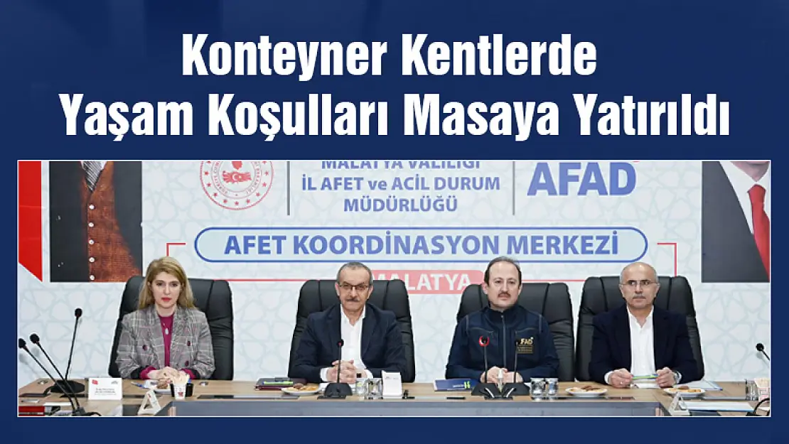 Konteyner Kentlerde Yaşam Koşulları Masaya Yatırıldı