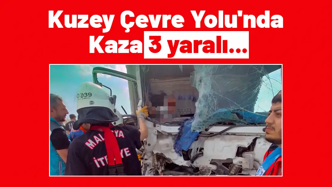 Kuzey Çevre Yolu'nda Kaza 3 yaralı...