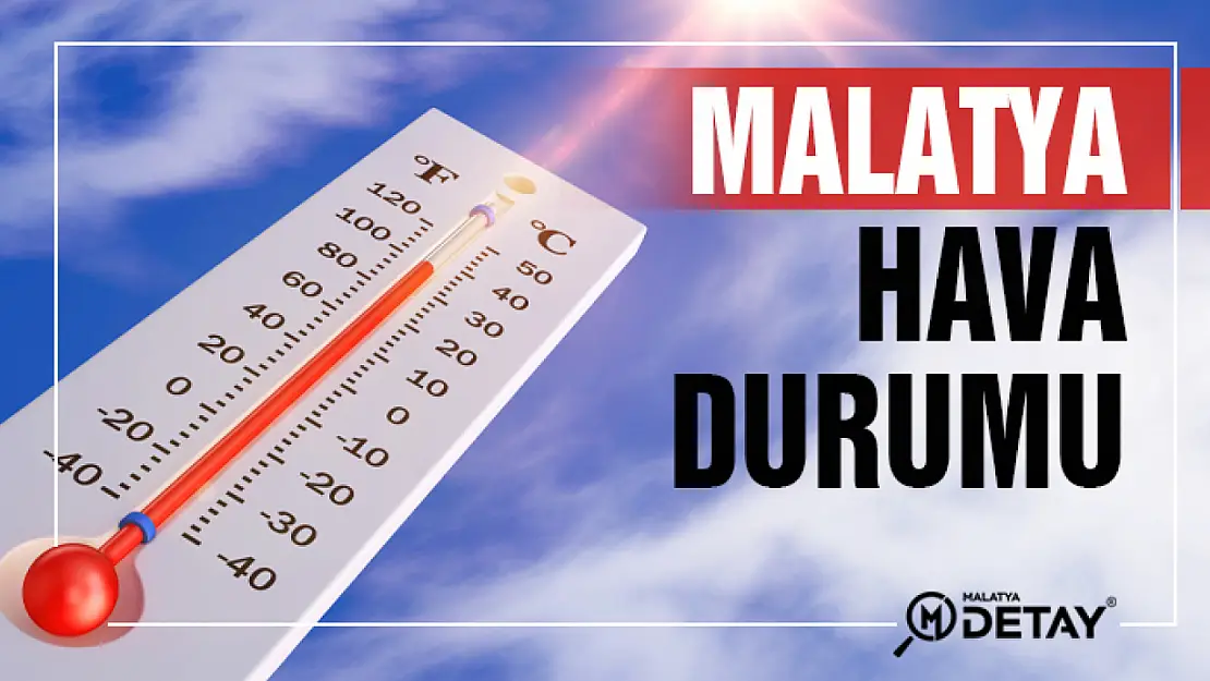 Malatya'da 19 Temmuz Çarşamba Hava Durumu