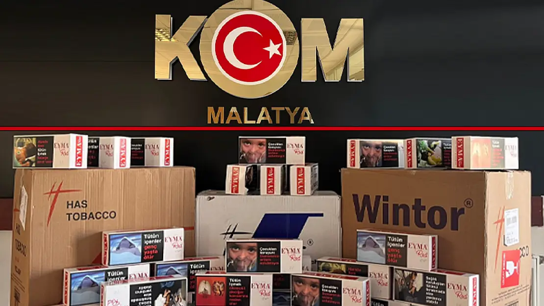 Malatya'da Büyük Kaçakçılık Operasyonu: Binlerce Makaron Ele Geçirildi