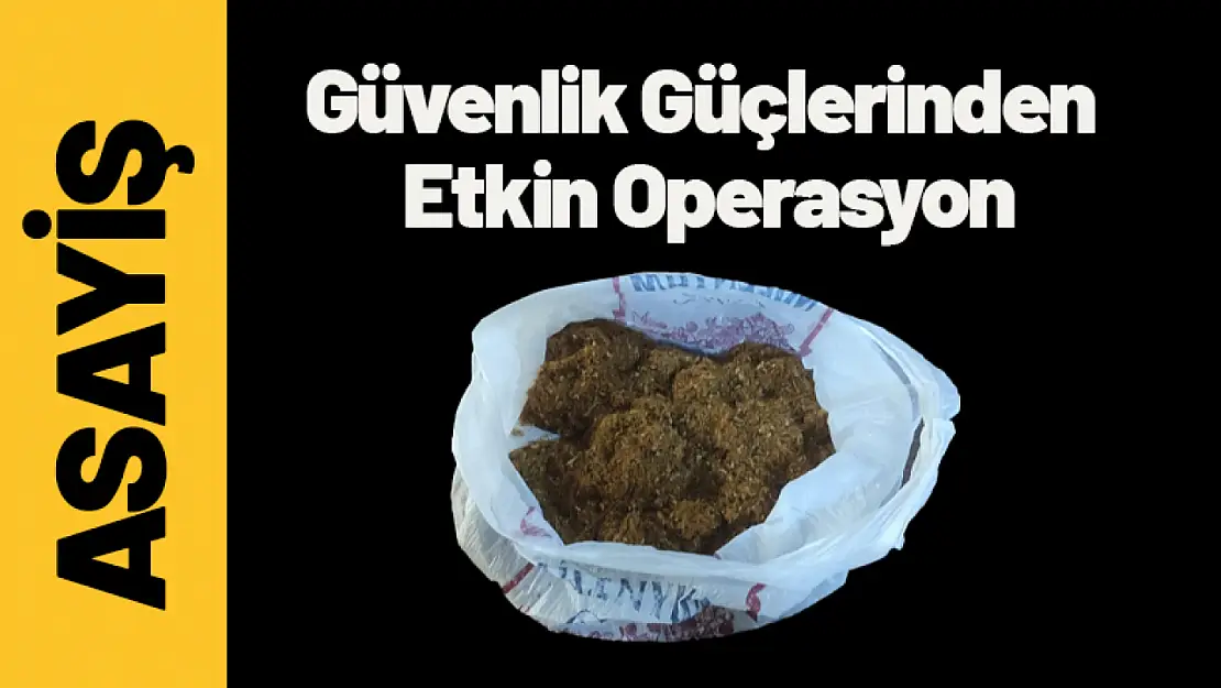 Malatya'da Güvenlik Güçlerinden Etkin Operasyon