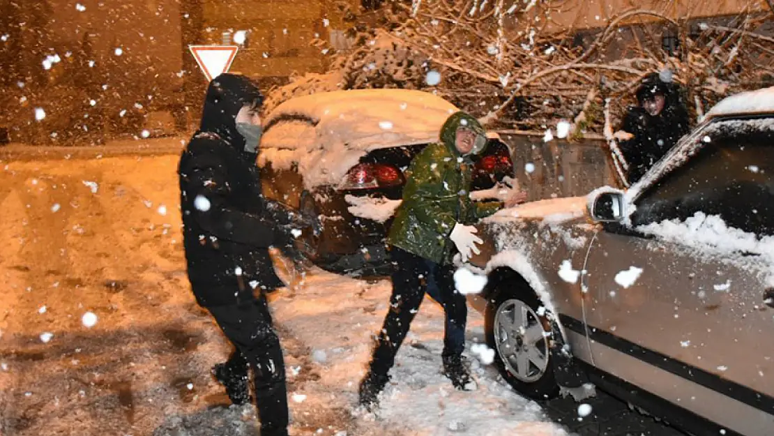 Malatya'da kar Sevinci