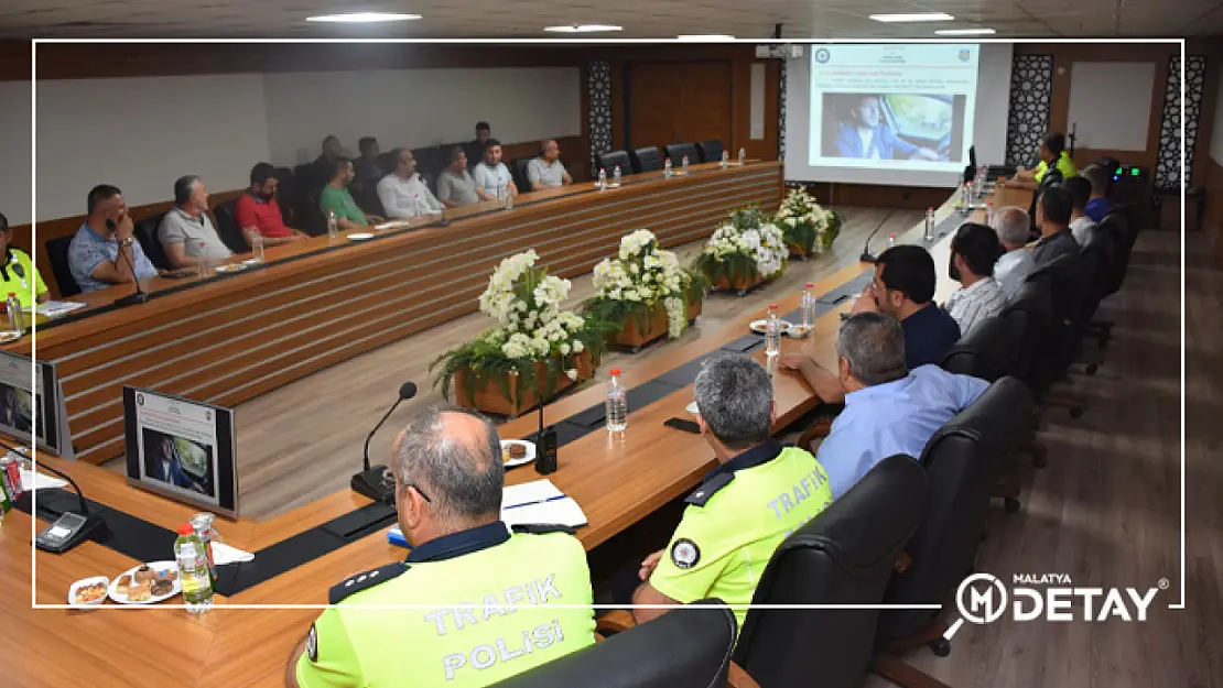 Malatya Emniyeti Bayram Öncesi Trafik Güvenliğini Ele Aldı