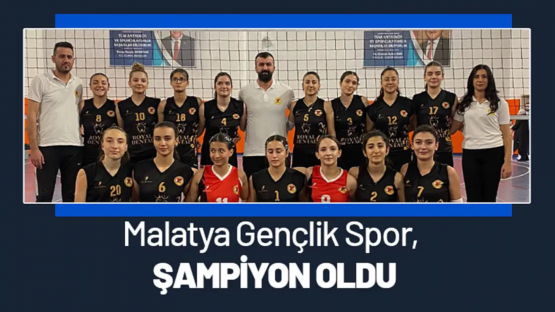 Malatya Gençlik Spor, Şampiyon Oldu.