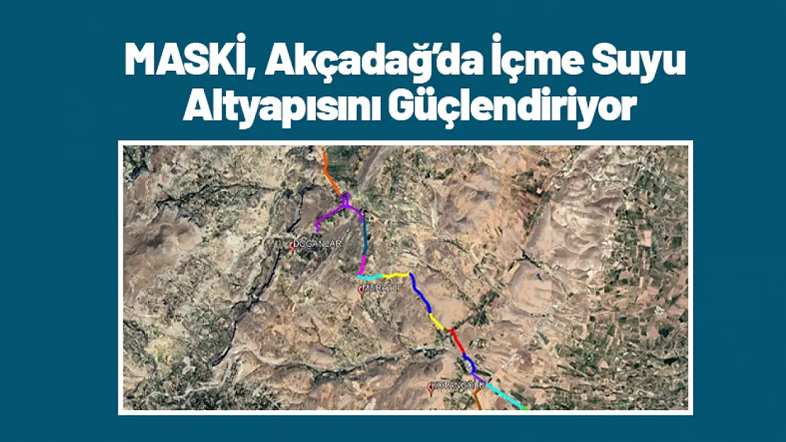 MASKİ, Akçadağ'da İçme Suyu Altyapısını Güçlendiriyor