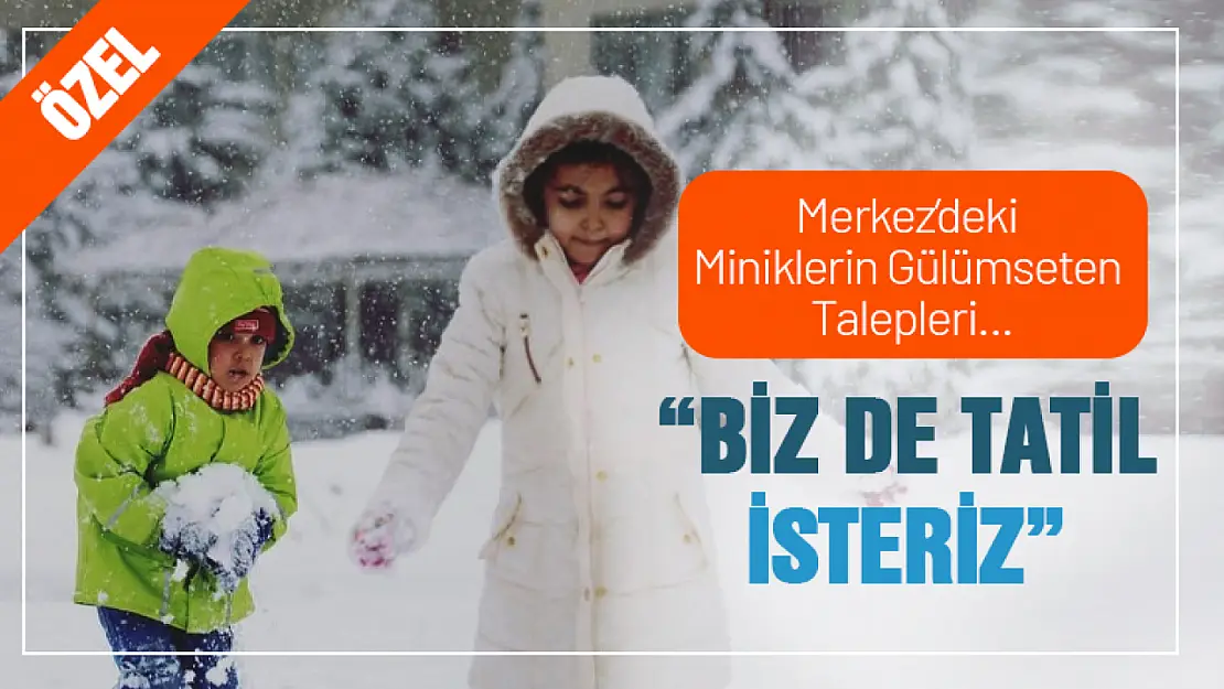 Miniklerin Gülümseten Talebi ' Biz de Tatil İsteriz'